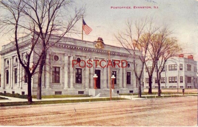 1914 POST OFFICE, EVANSTON, IL