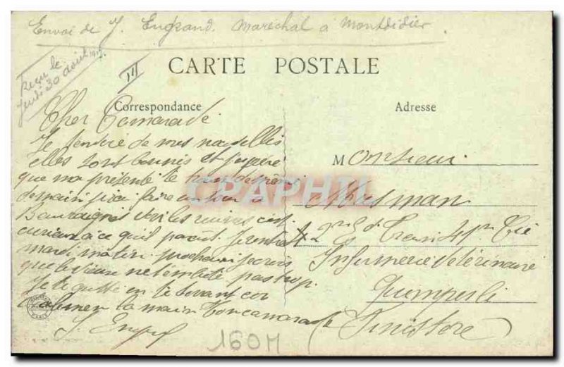 Old Postcard Bank Caisse d & # 39Epargne Montdidier