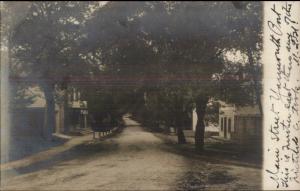 Yarmouthport Cape Cod MA Road Scene c1910 Real Photo Postcard