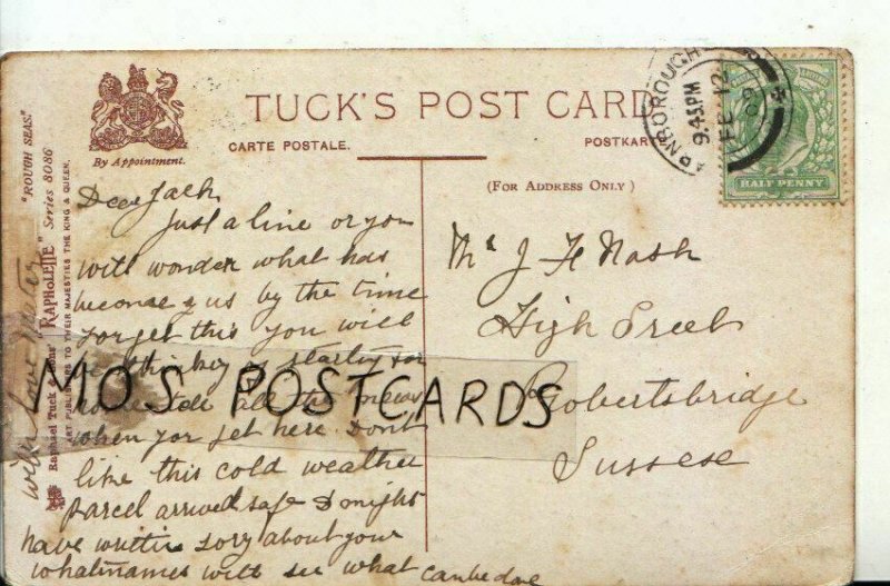 Genealogy Postcard - Nash - High St - Robertsbridge - Sussex - Ref 8399A
