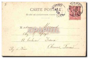 Old Postcard Le Puy Interior of the Cathedral