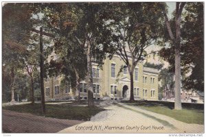 CONCORD, New Hampshire; Merrimac County Court House, PU-1908