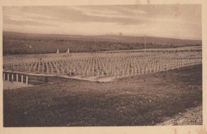 DOUAUMONT FRANCE CEMETERY WW1 MILITARY POSTCARD (c. 1919)