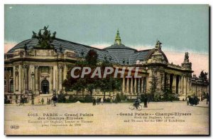 Old Postcard Paris Grand Palais des Champs Elysees