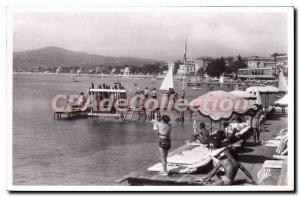 Old Postcard Juan Les Pins Debarcadere From Provenal