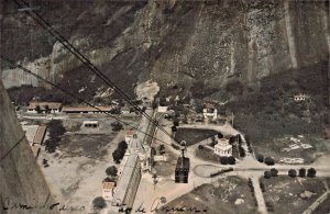 RIO de JANEIRO BRAZIL~Caminho aereo do Pão de Açúcar~1920s PHOTO POSTCARD