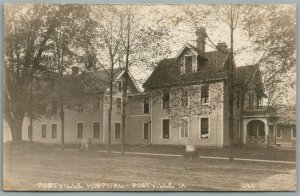 POSTVILLE IA HOSPITAL ANTIQUE REAL PHOTO POSTCARD RPPC