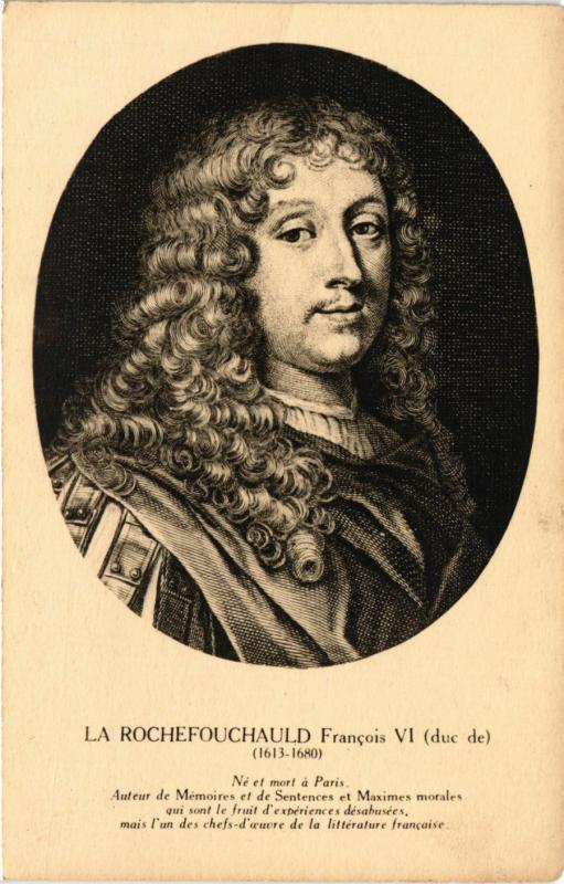 CPA La Rochefouchauld Francois VI Royalty Nobelty (314382)