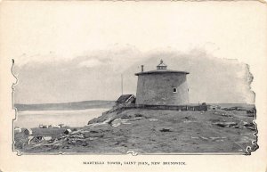 Martello Tower Saint John New Brunswick Canada CARD