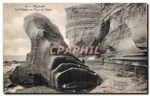 Fecamp - The Cliffs at Hole in the Dog - Old Postcard