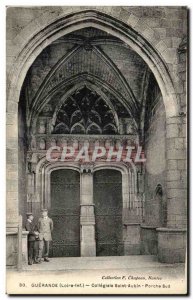 Postcard Old Guerande Collegiale Saint Aubin