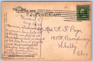 K24/ Cleveland Ohio Postcard c1910 Iron Ore Docks Unloaders 255