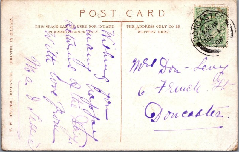 Yorkshire Postcard - Rossington Church, Doncaster   SW10748