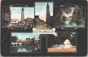 Netherlands Groeten Uit Amersfoort Vintage Postcard 09.31