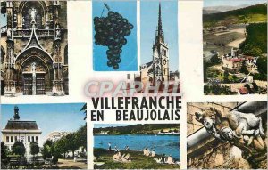 Modern Postcard Villefranche Beaujolais