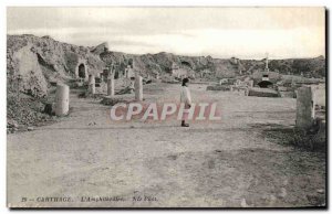 Old Postcard Tunisia Carthage The Amphithedtre