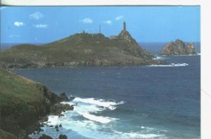 Postal: Coru?: Faro de cabo villano