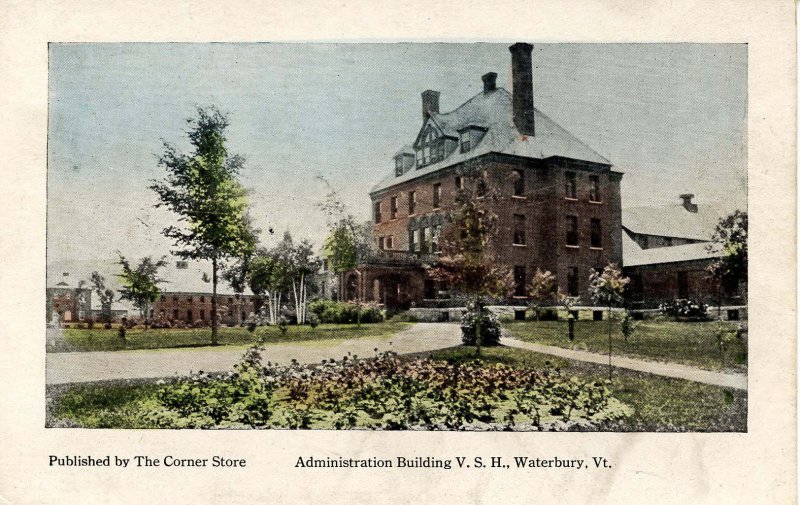 VT - Waterbury. Vermont State Hospital, Administration Building