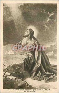 Old Postcard Judge Compassionate Who Takes The Place Of The Guilty bonheuer h...