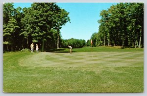 Sports~Golf~Sugar Loaf's Challenging 3rd Hole~18-Hole Course~Cedar MI~Vintage PC