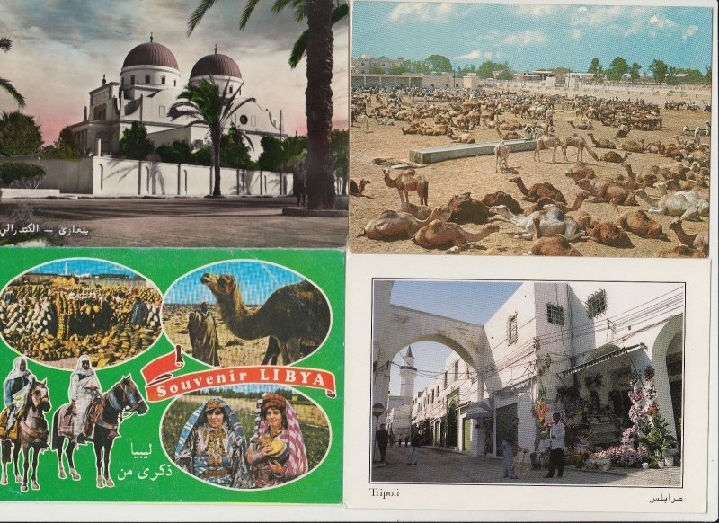 LIBYA LIBIA 32 Postcards mostly 1960-2000 period incl Postally Used (L5585)