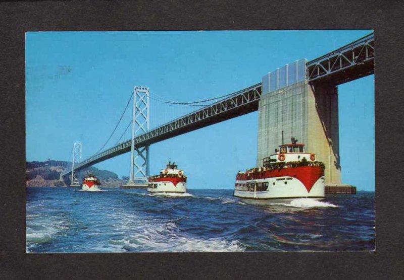 CA Harbor Tour Cruise Boat Fisherman's Wharf  San Francisco California P...