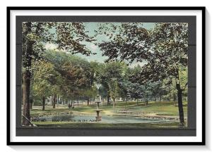 Maine, Bath - New Fountain In The Park - [ME-112]