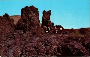 Craters Moon National Monument Idaho Lava Lake North Vintage Postcard Natural 