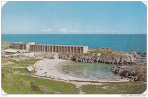 Aerial View Along Beach, The Carlton Beach Hotel, Southampton, Bermuda, 40-60's