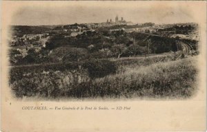 CPA COUTANCES-Vue générale & le Pont de Soules (138236)