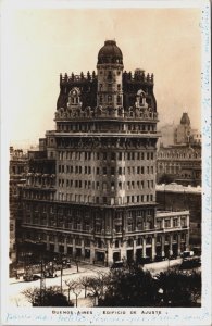 Argentina Buenos Aires Edificio De Ajuste Vintage RPPC C073