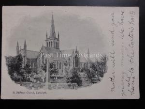 Norfolk ST NICHOLAS CHURCH Great Yarmouth c1903 (PM) NORWICH DUPLEX 574