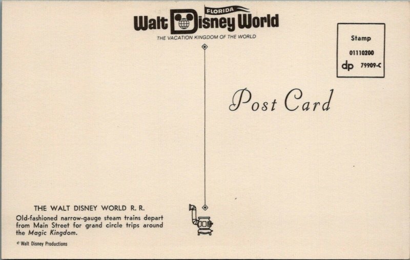 Walt Disney World R. R. Railroad 01110200 79909-c - A14 