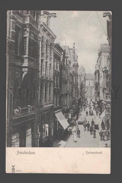 084362 HOLLAND Amsterdam Kalverstraat view Vintage PC