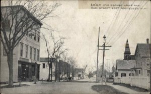 Rochester New Hampshire NH Odd Fellows Grange Hall Fraternal Vintage Postcard