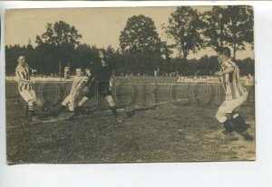 443570 Germany football Soccer official match advertising Vintage photo postcard