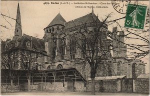 CPA Redon Institution St Sauveur , Cour des Moyens (1236724)
