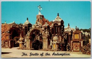 West Bend Iowa 1950s Postcard The Grotto Of The Redemption