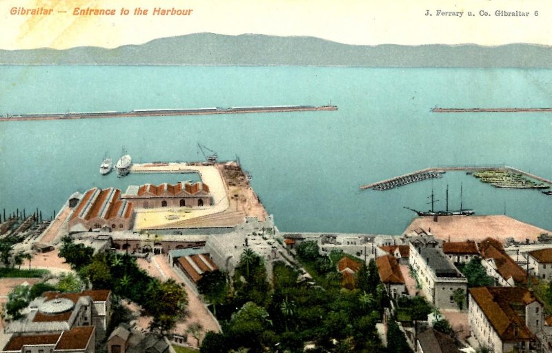 Gibraltar - Entrance to the Harbour