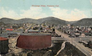 Birdseye View VENTURA California 1913 Vintage Postcard