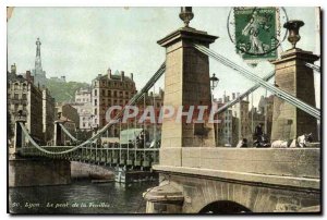 Postcard Old Lyon Bridge Feuillee