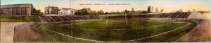 Washington D C Catholic University University Stadium Handcolored Albertype