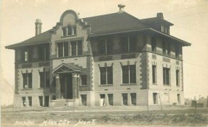 Miles City Montana Hospital C-1910 RPPC Photo Holmboe Studios  Postcard 21-8498