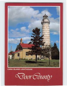 Postcard Cana Island Lighthouse, Baileys Harbor, Wisconsin