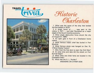 Postcard Travel Trivia, Historic Charleston, South Carolina