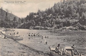 Monte Rio California Bathing Scene, Along North Western Pacific, B/W Litho PC U8