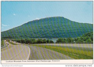 Tennessee Chattanooga Lookout Mountain As Seen From Interstate 24 At Chattanooga