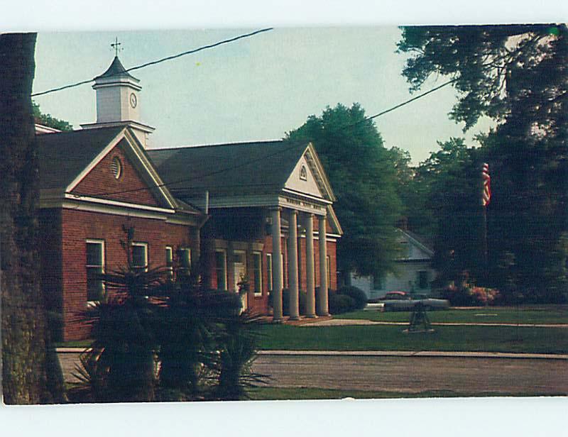 Pre-1980 CITY HALL SCENE Marion South Carolina SC hs6076