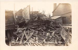 E55/ Dayton Ohio Real Photo RPPC Postcard 1913 Flood Disaster Montgomery 7