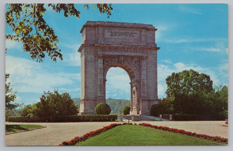 Valley Forge Pennsylvania~Memorial Arch for Continental Army~Vintage Postcard 